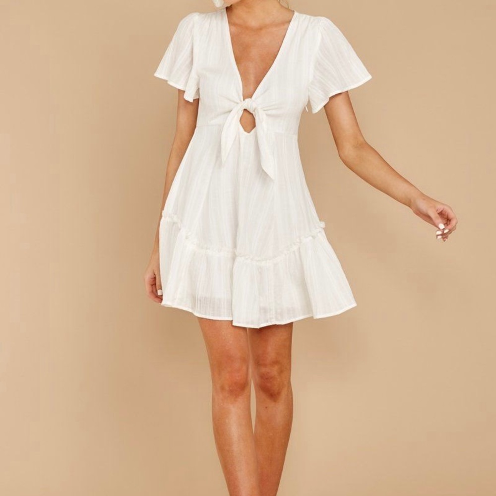 Don’t Mess Around White Dress Size Small